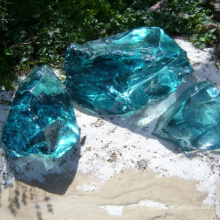Roca al por mayor de cristal de escoria coloreada de China